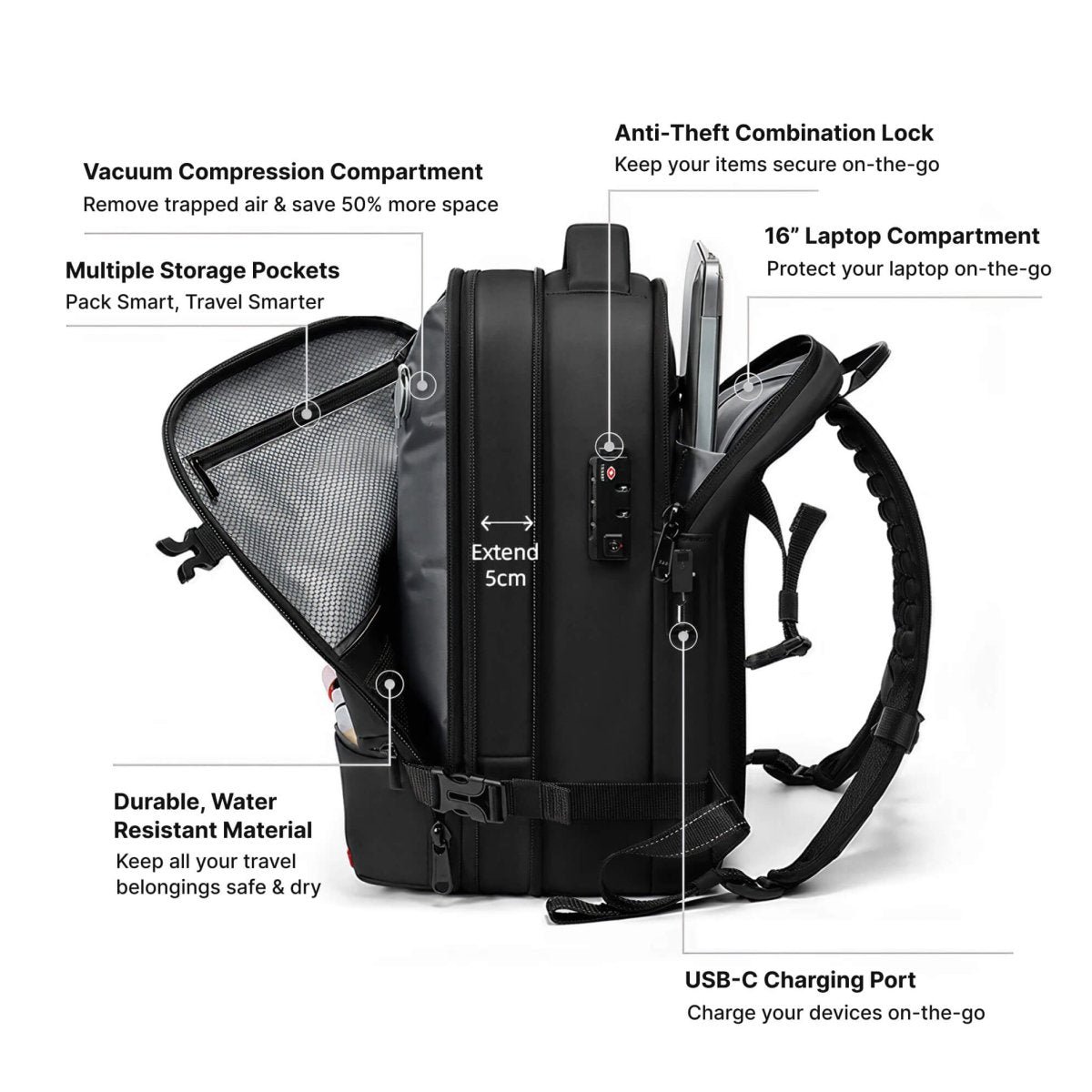 Air-Pro Backpack 50L (BUY 1 GET 1 FREE) - Image 7