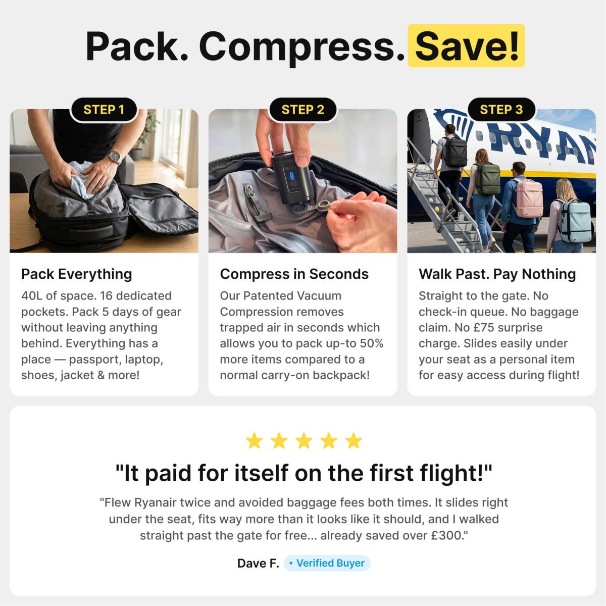 Air-Pro Backpack 50L (BUY 1 GET 1 FREE) - Image 6