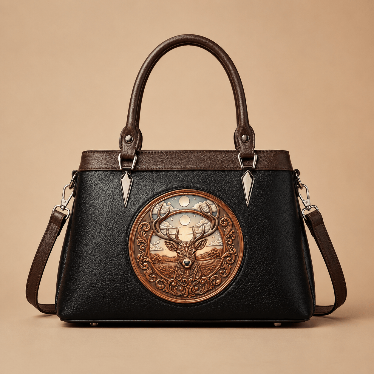 Vegan Leather Satchel Bag (BUY 1 GET 1 FREE)