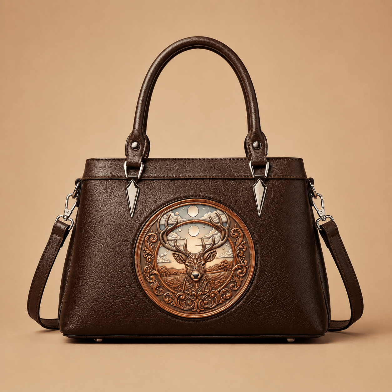Vegan Leather Satchel Bag (BUY 1 GET 1 FREE) - Image 2